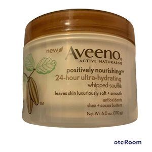 Aveeno Positively Nourishing Ultra Hydrating Whipped Soufflé Cream 6 Oz